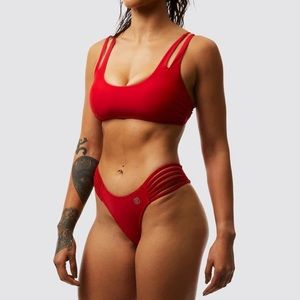 BORN PRIMITIVE 🌶 Red ❤️ Bikini top and bottom set